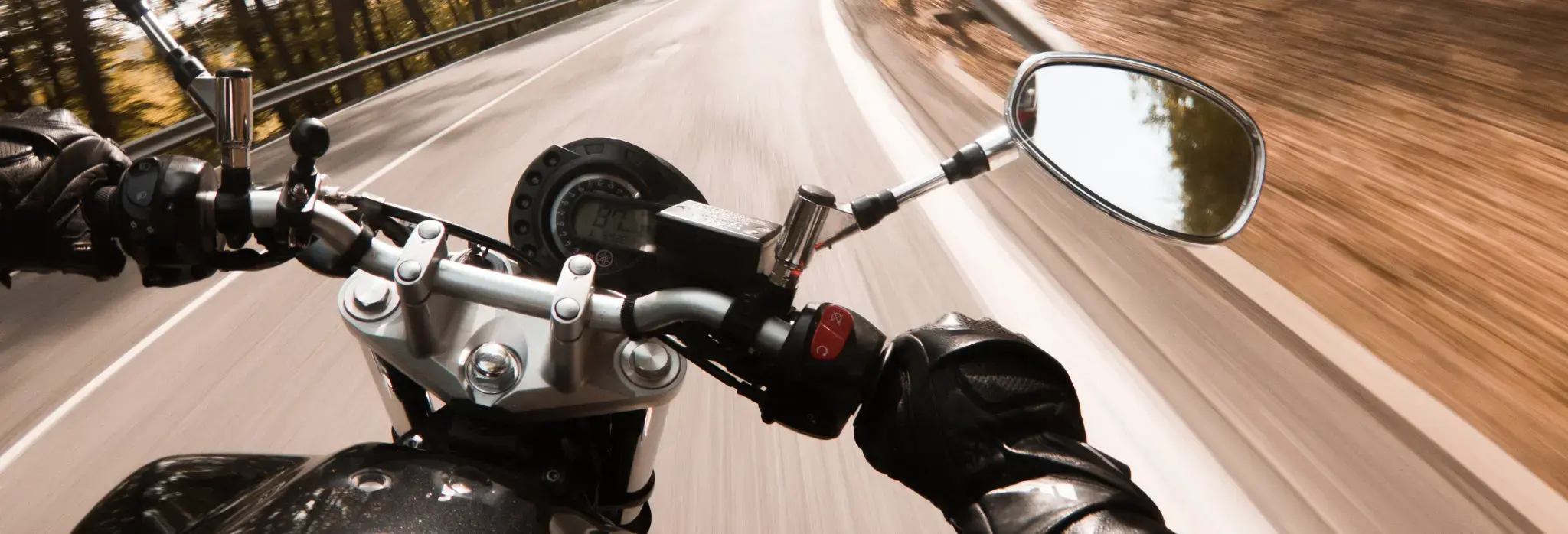 Τιμόνι μηχανής.