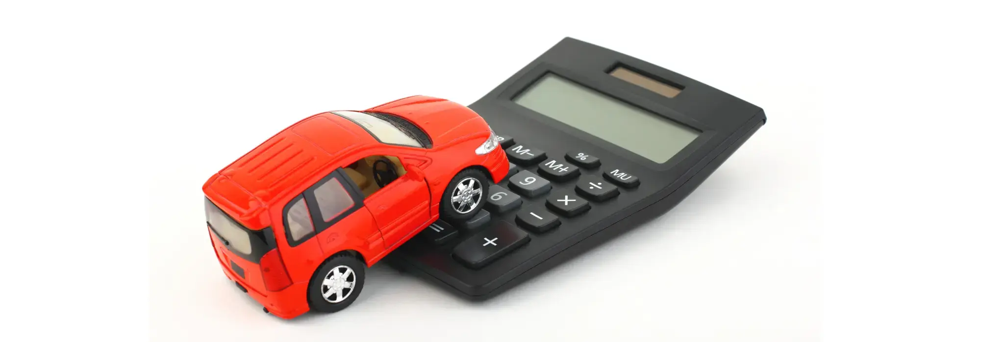 Αυτοκίνητο μινιατούρα πάνω σε κομπιουτεράκι.